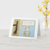 Beileidsbekundung Karte (Gelbe Blume)