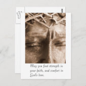 Beileidsbekundung Postkarte (Vorne/Hinten)