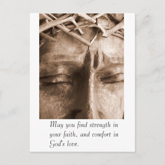 Beileidsbekundung Postkarte (Vorderseite)