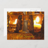 Beileidsbekundung Postkarte (Vorne/Hinten)