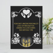 Beileidsbekundung Vater (Stehend Vorderseite)