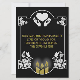 Beileidsbekundung Vater