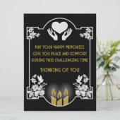 Beileidsbekundungen (Stehend Vorderseite)