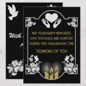 Beileidsbekundungen (Vorne/Hinten)