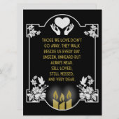 Beileidsbekundungen (Vorne/Hinten)