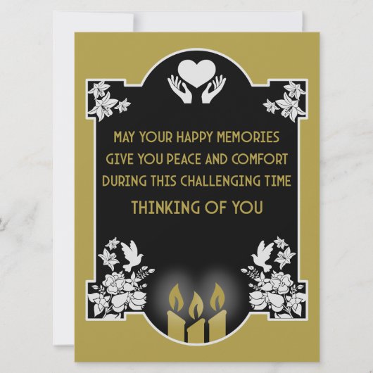 Beileidsbekundungen (Vorderseite)