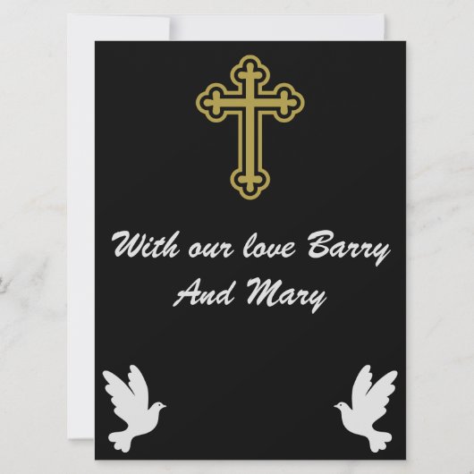 Beileidsbekundungen (Rückseite)