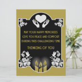 Beileidsbekundungen (Stehend Vorderseite)