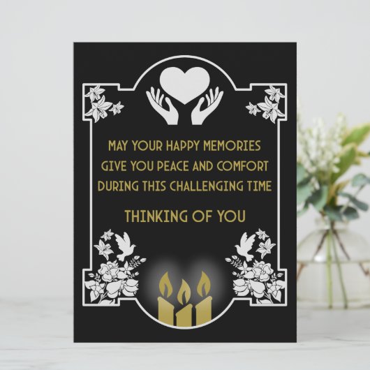 Beileidsbekundungen (Stehend Vorderseite)