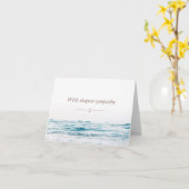 Beileidsbekundungen der Meereswellen Karte (Gelbe Blume)