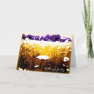 Beileidsbekundungen mit Beileid Schöne Abendessen  Karte