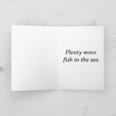 Beileidsbekundungen zur Trennung von Ehe und Fisch Karte (Innenseite)