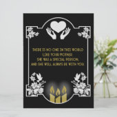 Beileidsbotschaft Mutter (Stehend Vorderseite)