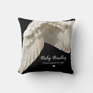 Beileidsgeschenk Baby Memorial Angel Wings Kissen