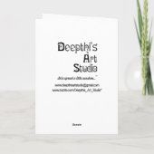 Beileidskarte - Verlust eines Freunds Karte (Rückseite)