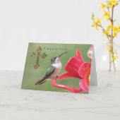 Beileidskarten Karte (Gelbe Blume)