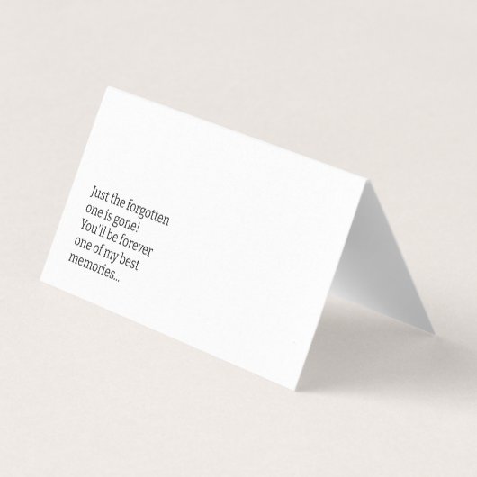 Beileidskarten "letzte Reise" (Rückseite)