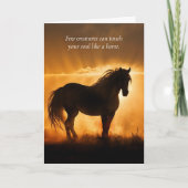 Beileidsverlust des Beileids im Sonnenuntergang Karte (Vorderseite)