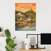 Beilstein Deutschland Vintage Reise Kunst Poster (Heimbüro)