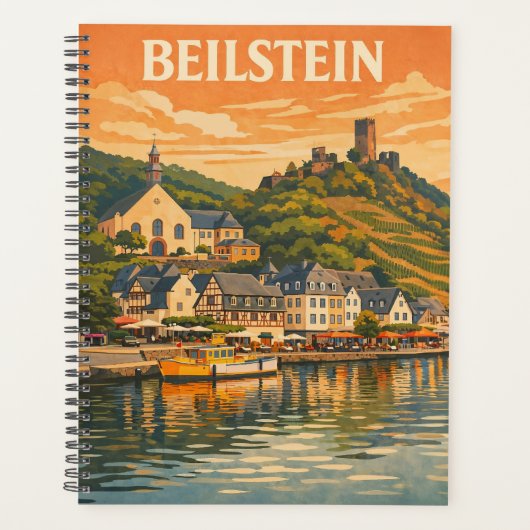 Beilstein German Valley Germany Vintage Travel Art Planer (Vorderseite)