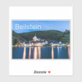 Beilstein Moselle Rheinland-Pfalz Deutschland Aufkleber (Blatt)