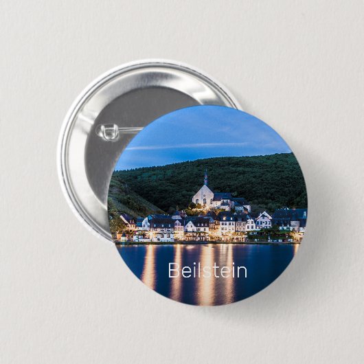 Beilstein Moselle Rheinland-Pfalz Deutschland Button (Vorne & Hinten)
