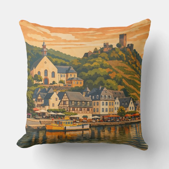 Beilstein Vintage Travel Art Kissen (Vorderseite)