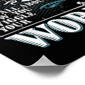 Beim Angeln geht es nur darum, wie man seinen Wurm Poster (Ecke)