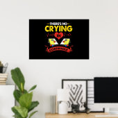 Beim Cornhole wird nicht geweint Poster (Heimbüro)