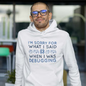 Beim Debuggen Hoodie