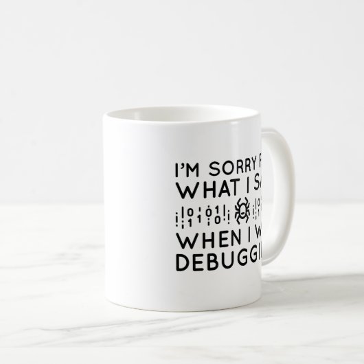 Beim Debuggen Kaffeetasse (VorderseiteRechts)