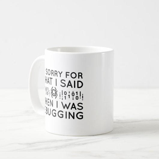 Beim Debuggen Kaffeetasse (Vorderseite Links)