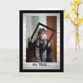 Beim ersten Versuch die Plastiktüten öffnen Karte (Gelbe Blume)