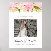 Beim Love Memory Party-Zeichen Poster (Vorne)