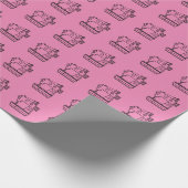 Beim Nähen bin ich glücklich Geschenkpapier (Ecke)