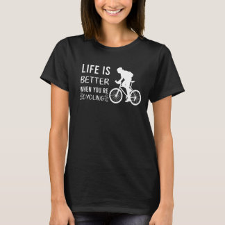 Beim Radfahren Rad fahren T-Shirt