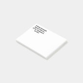 Beim Sein sarkastische gebrannte Kalorien Post-it Klebezettel (angewinkelt)