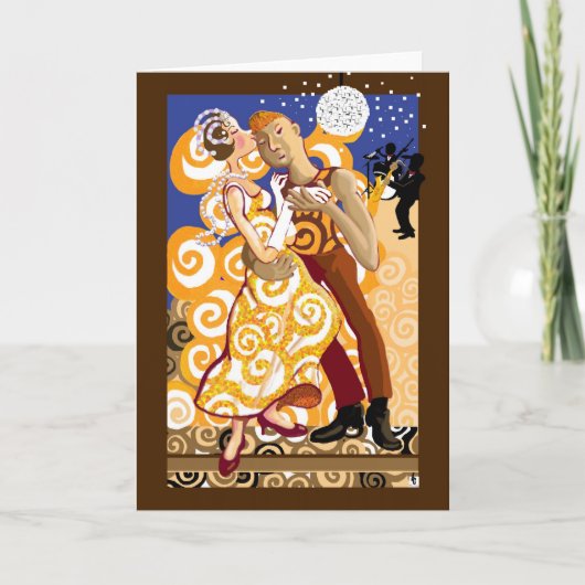 Beim Tanz Karte (Vorderseite)