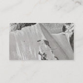 'Beim Versuch, die Ecke zu führen, die ich und Visitenkarte (Rückseite)