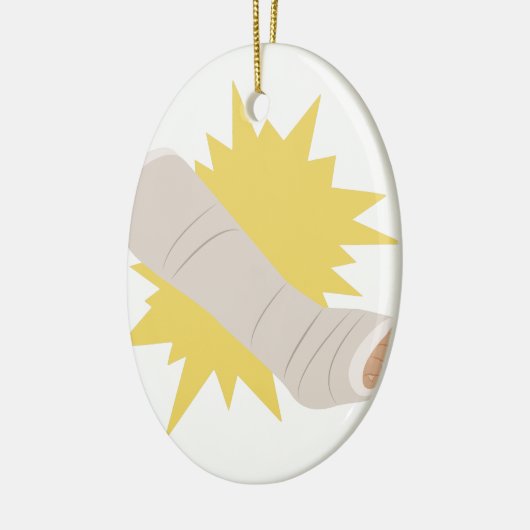 Bein-Form Keramik Ornament (Links)