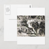 BEIN ÜBER. POSTKARTE (Vorne/Hinten)