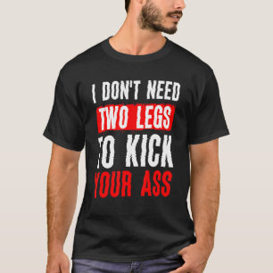 Bein- und Beinamputedesigns T-Shirt