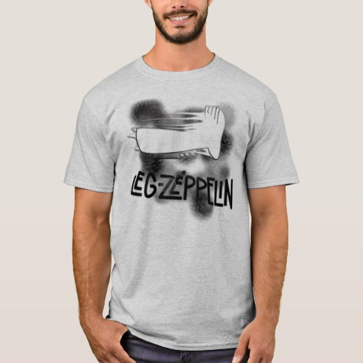 Bein-Zeppelin T-Shirt (Vorderseite)