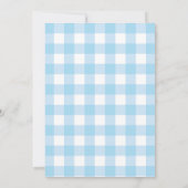 Beinahe-blaue Babydusche Sprinkle Einladung (Rückseite)