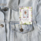 Beinahe Pink Hydrangea Beerdigung Gedenkstätte für Button (Insitu)