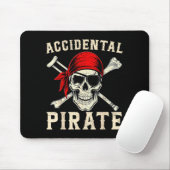 Beinamputierter behinderter Amputation lustig zufä Mousepad (Mit Mouse)
