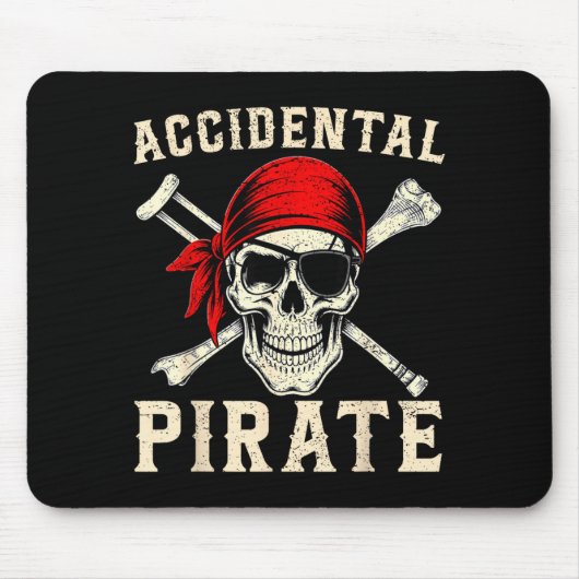Beinamputierter behinderter Amputation lustig zufä Mousepad (Vorne)