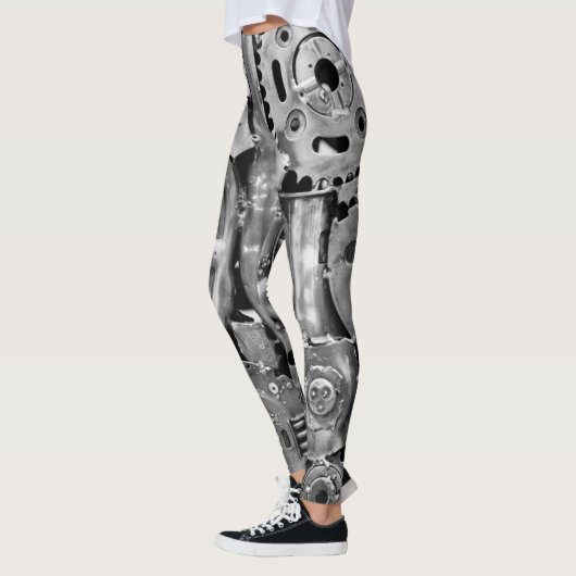 Beine der bionischen Frau der Metallteile Leggings (Links)
