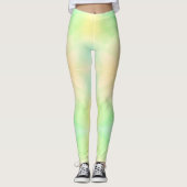 Beine mit pastellfarbenen Leggings (Vorderseite)