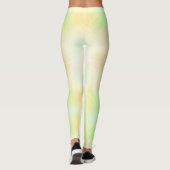 Beine mit pastellfarbenen Leggings (Rückseite)